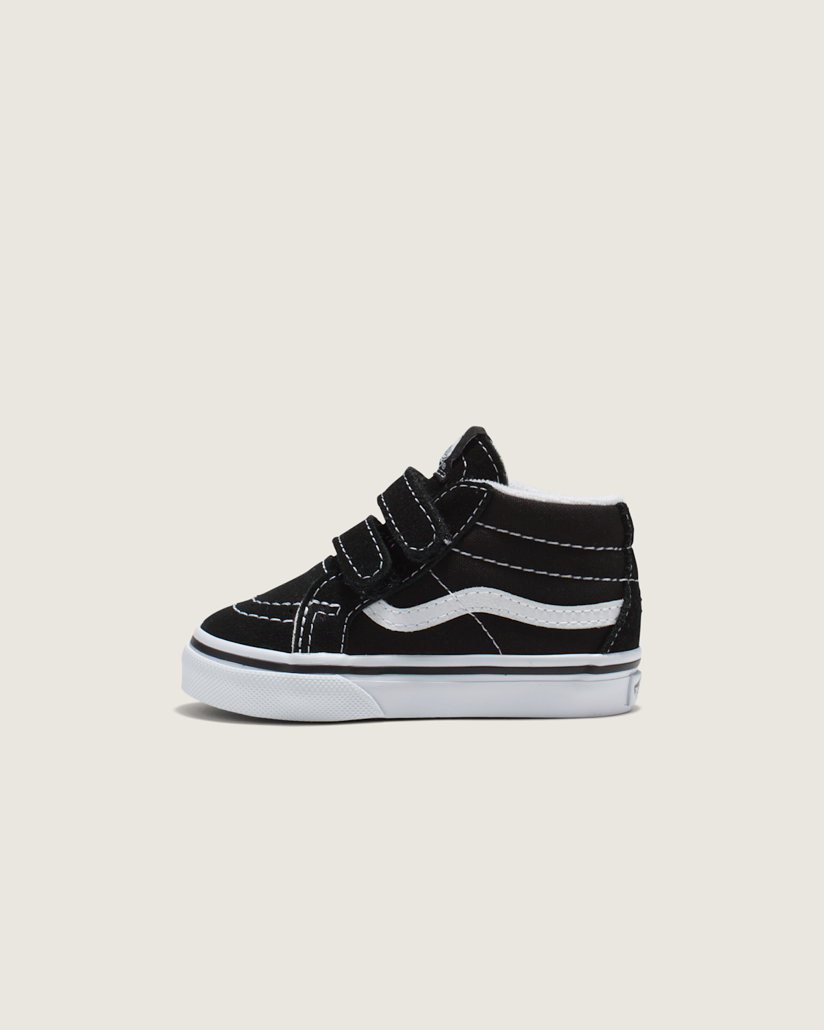 Toddler Sk8-Mid V Shoe - Black / True White