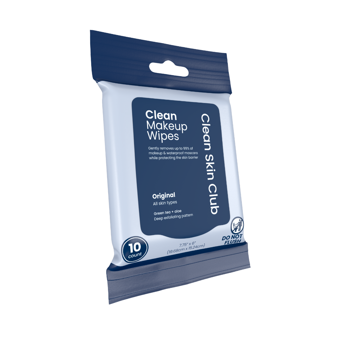 Clean Makeup Wipes Original Travel - 10ct