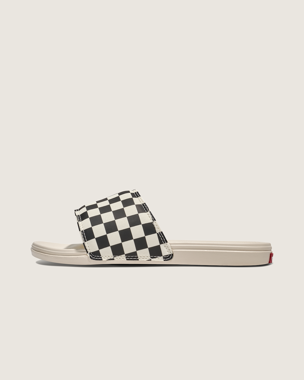 Womens La Costa Checkerboard Slide - Checkerboard Black / White
