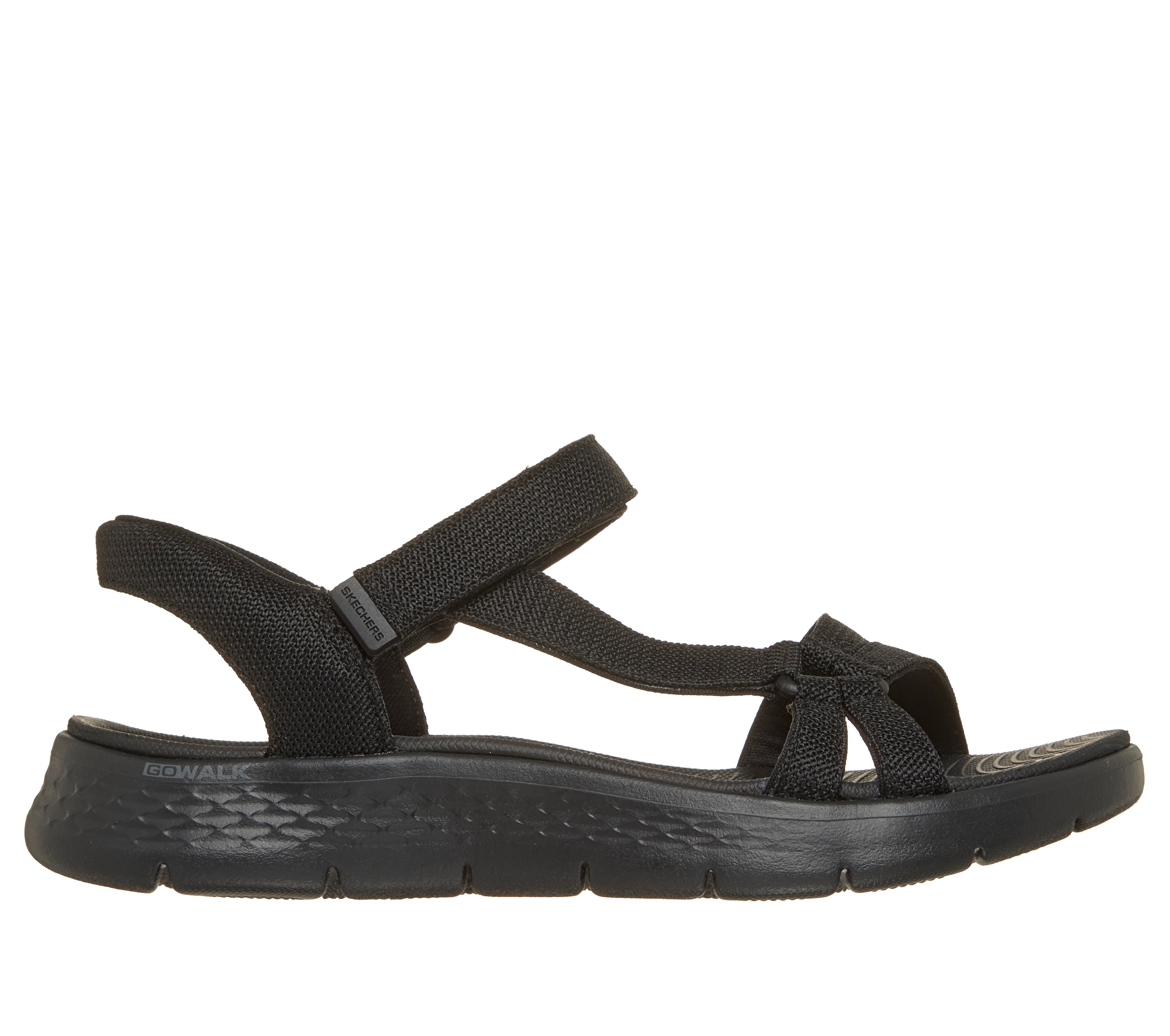Skechers Slip-ins: GO WALK Flex Sandal - Radiant - BLACK