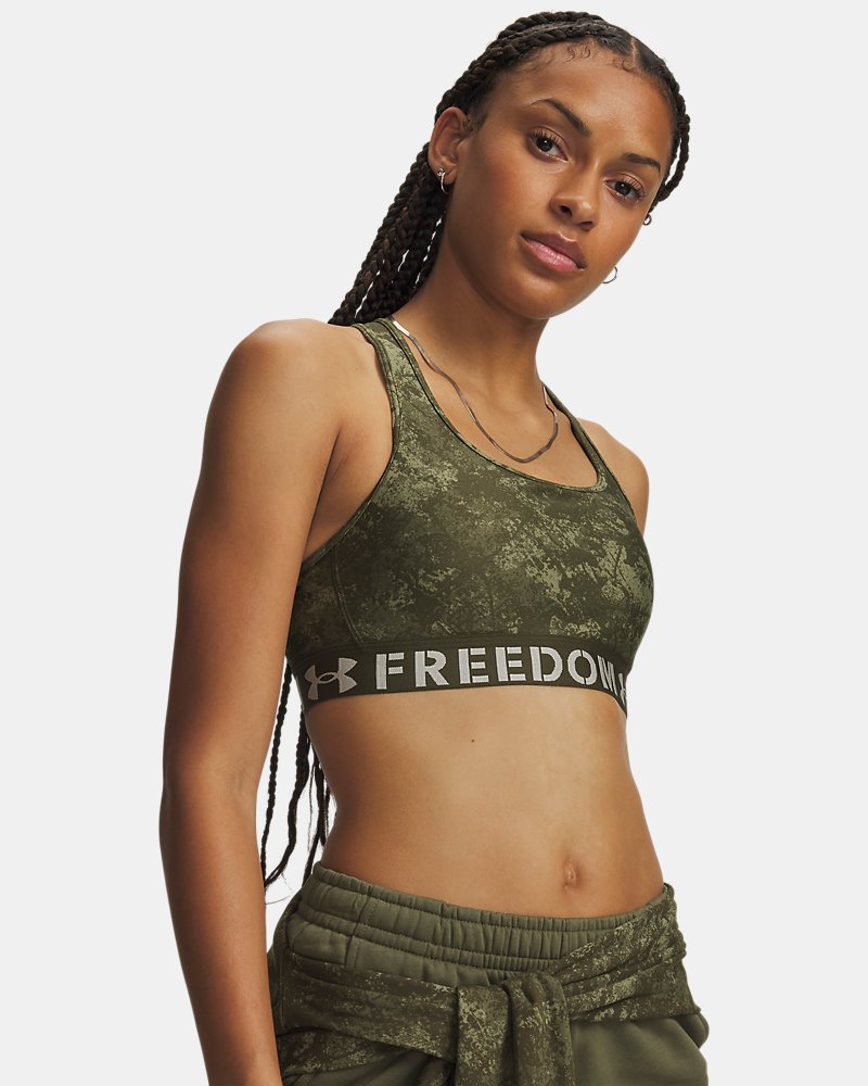UA Freedom Crossback Women's Sports Bra - Green