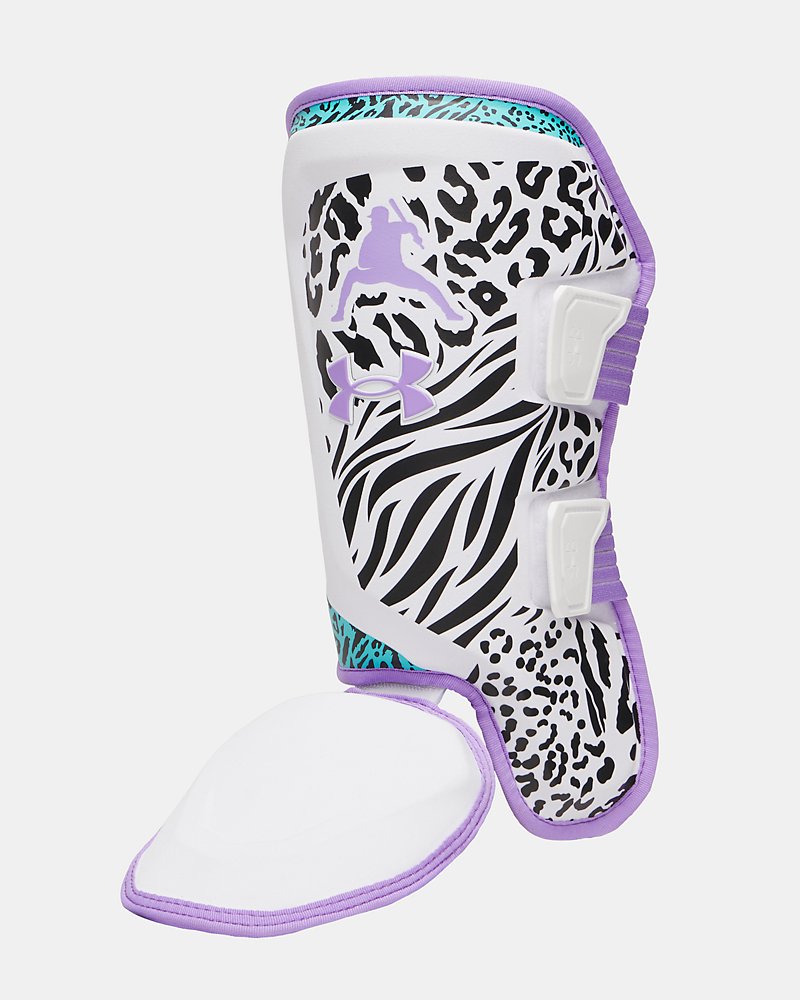 UA Yard Elite Adult Two-Piece Batter's Leg Guard - Purple