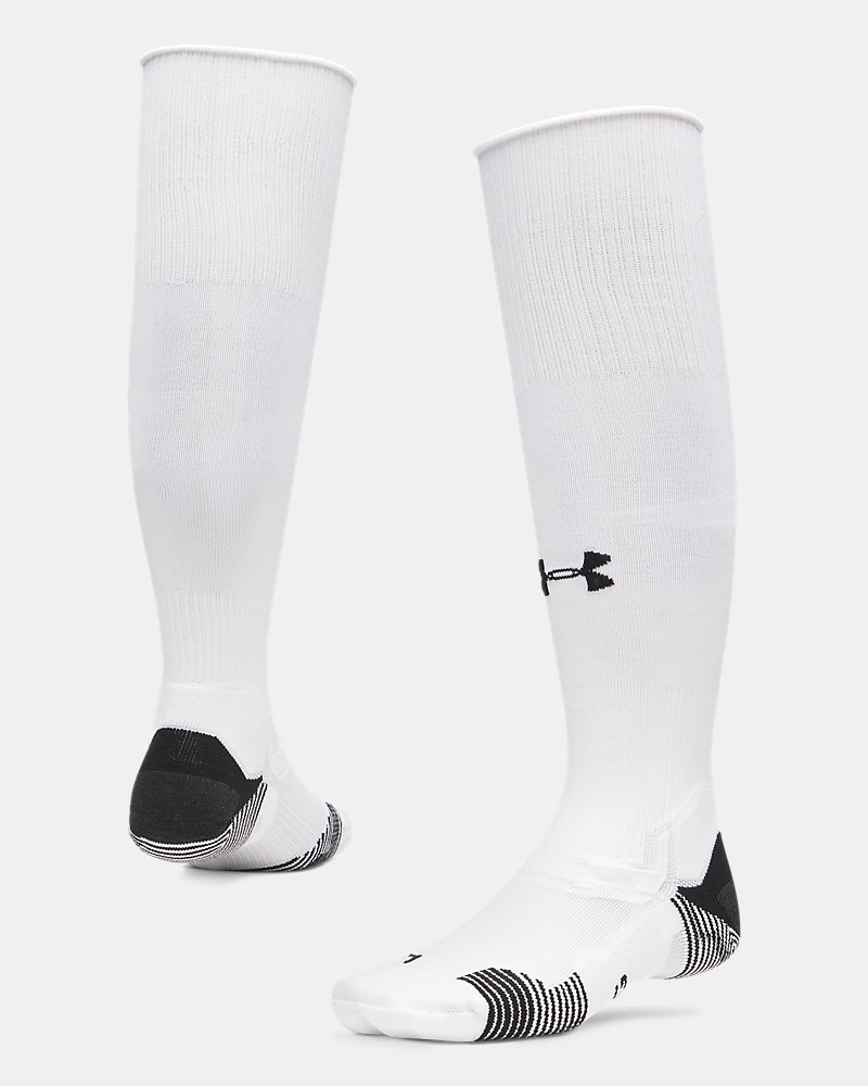 UA AG Team Unisex Over-The-Knee Socks - White