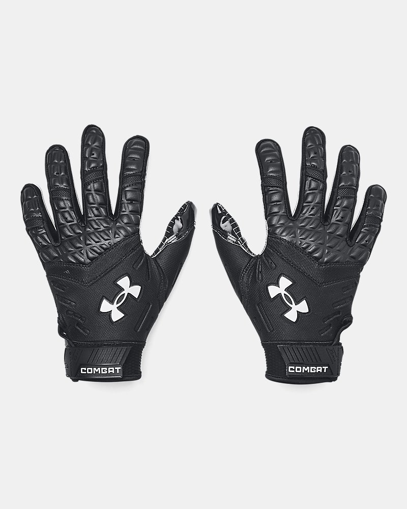 UA Combat Men's Football Gloves - Black
