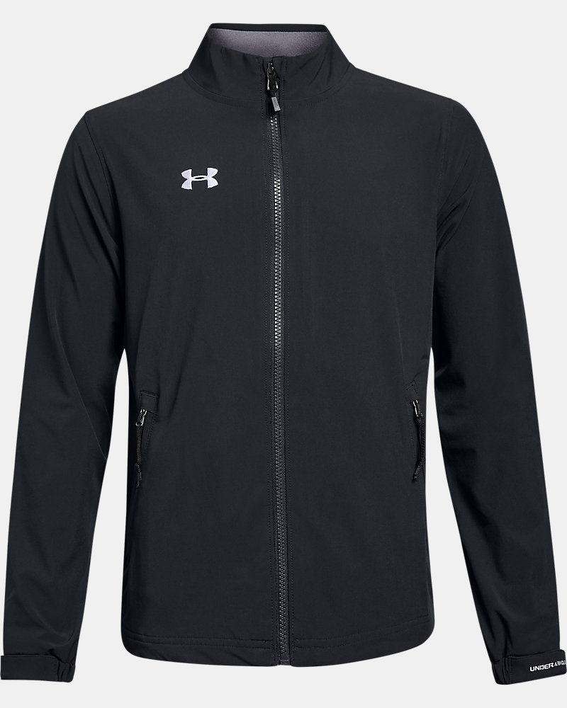 UA Hockey Warm Up Boys' Jacket - Black