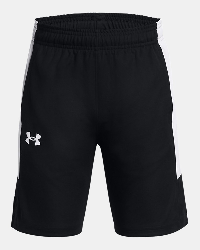 UA Zone Boys' 7" Shorts - Black