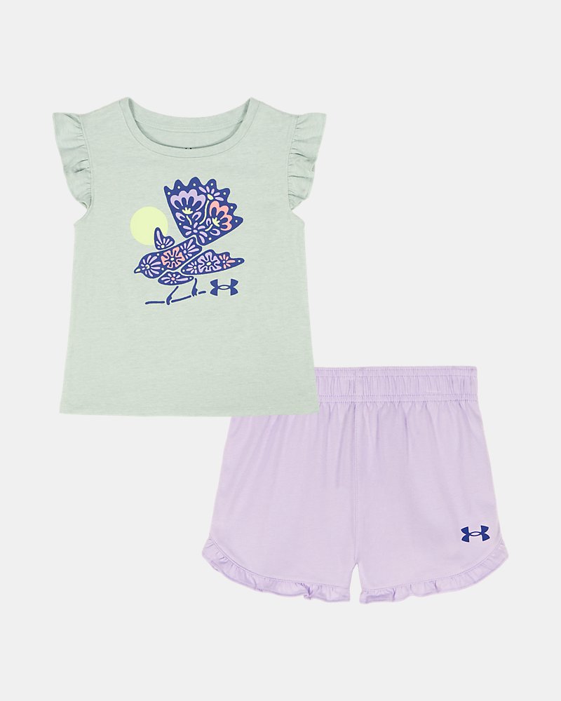 UA Sunbird Little Girls' Set - Blue