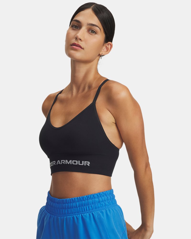 UA Vanish Seamless Low Women's Sports Bra - Black