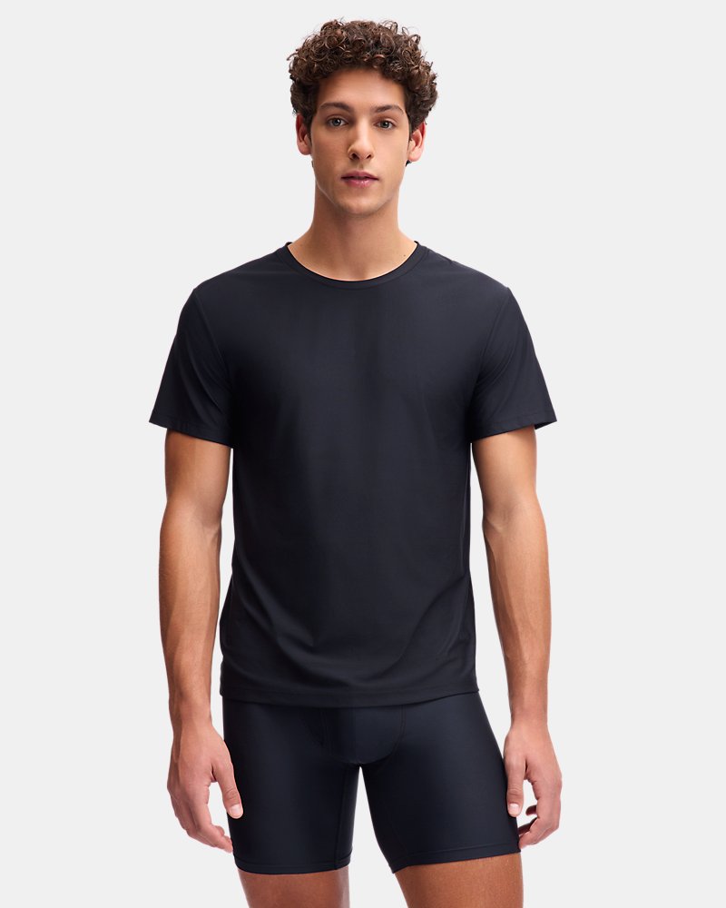 UA Performance Tech Mesh Men's 2-Pack Crew Neck Undershirt - Black
