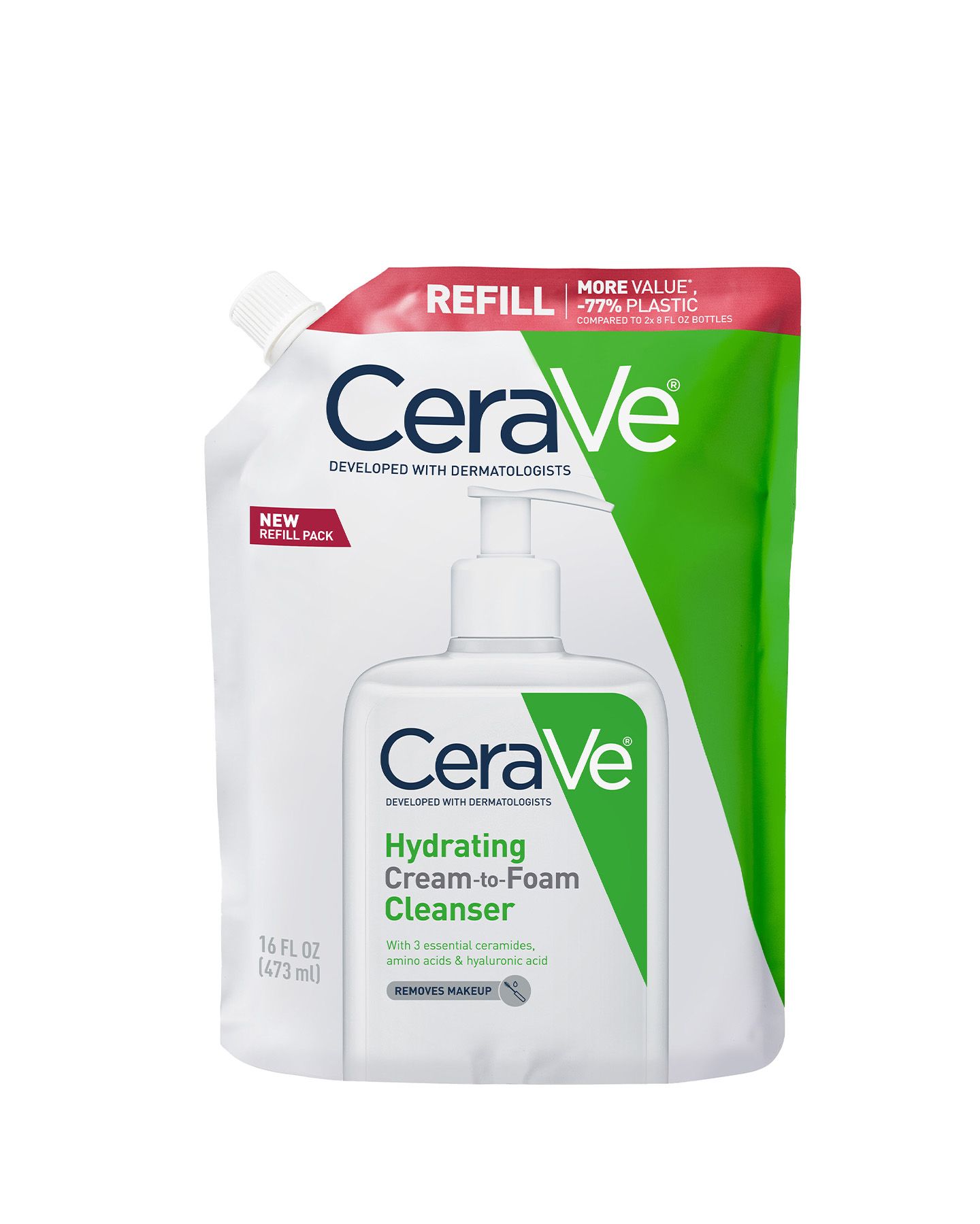 Hydrating Cream-to-Foam Cleanser Refill