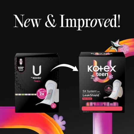 Ultra Thin Teen Pads with Wings, Heavy Absorbency - Image 4