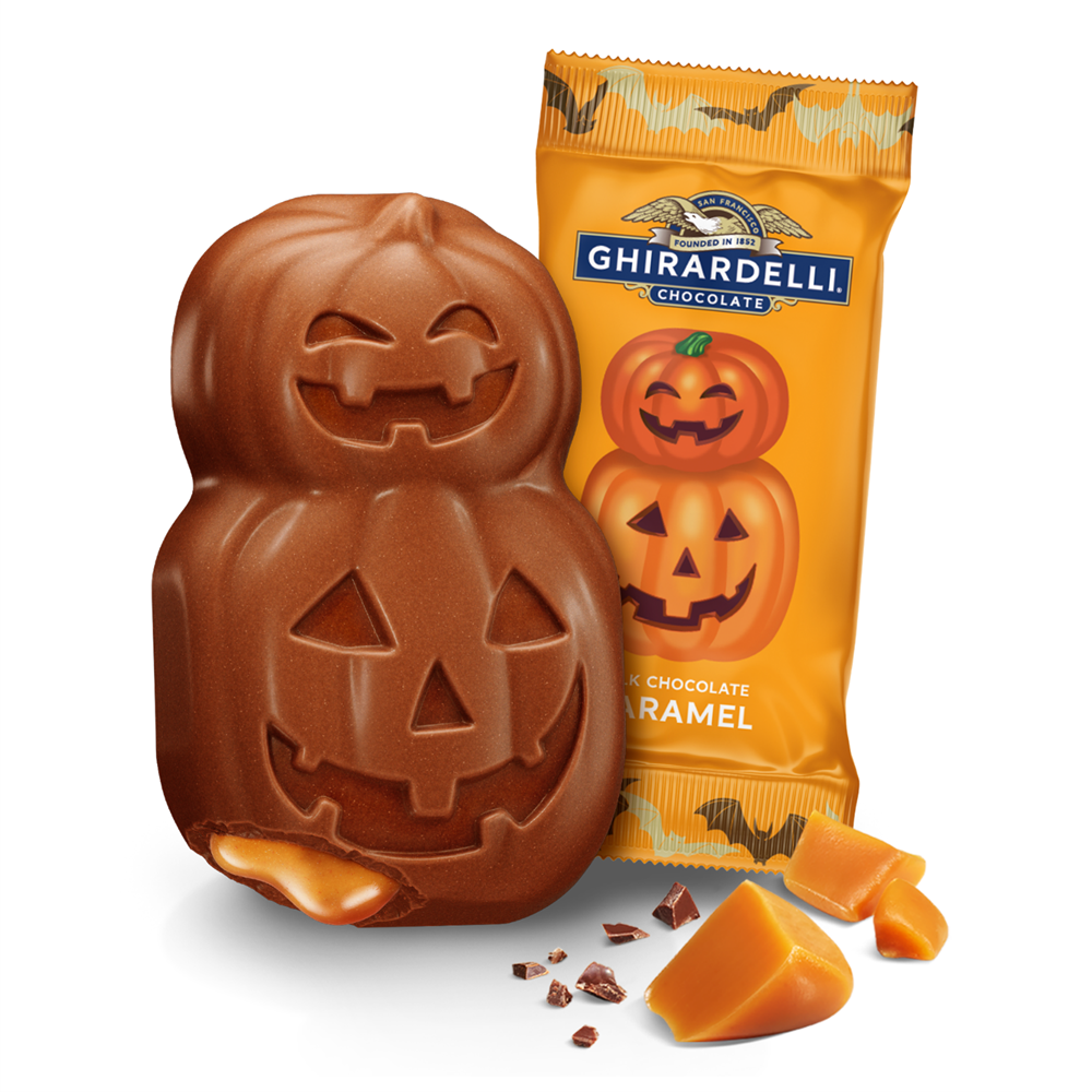 Milk Chocolate Caramel Jack O' Lanterns Case Pack (500 ct)
