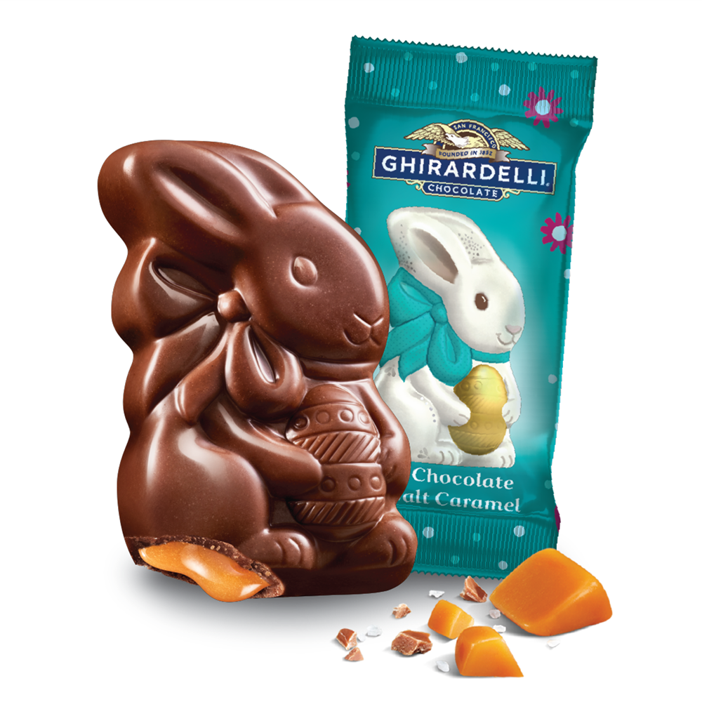 Milk Chocolate Sea Salt Caramel Bunnies Case Pack (500 ct)