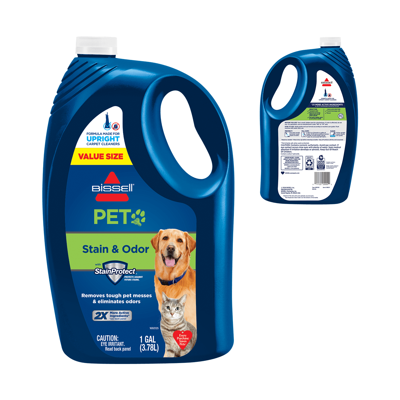 Pet Stain & Odor Upright Carpet Formula (128 oz.)