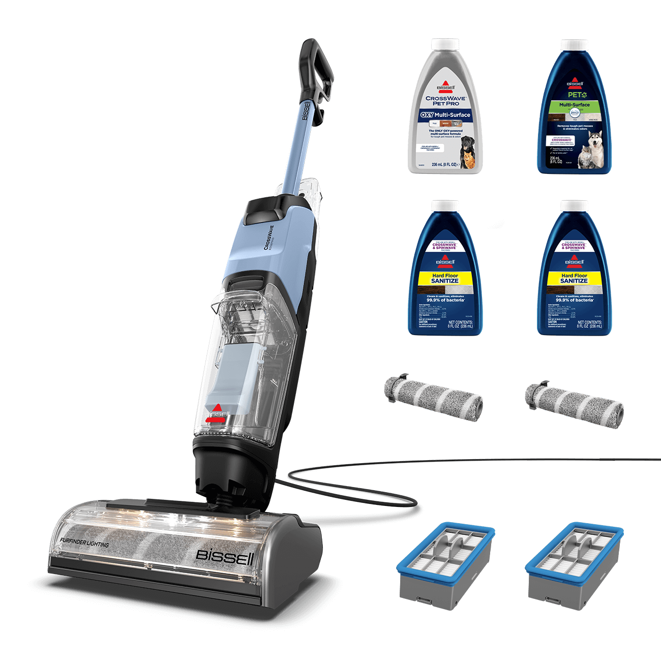 CrossWave® EdgeFind™ All-in-One Multi-Surface Cleaner Exclusive Bundle