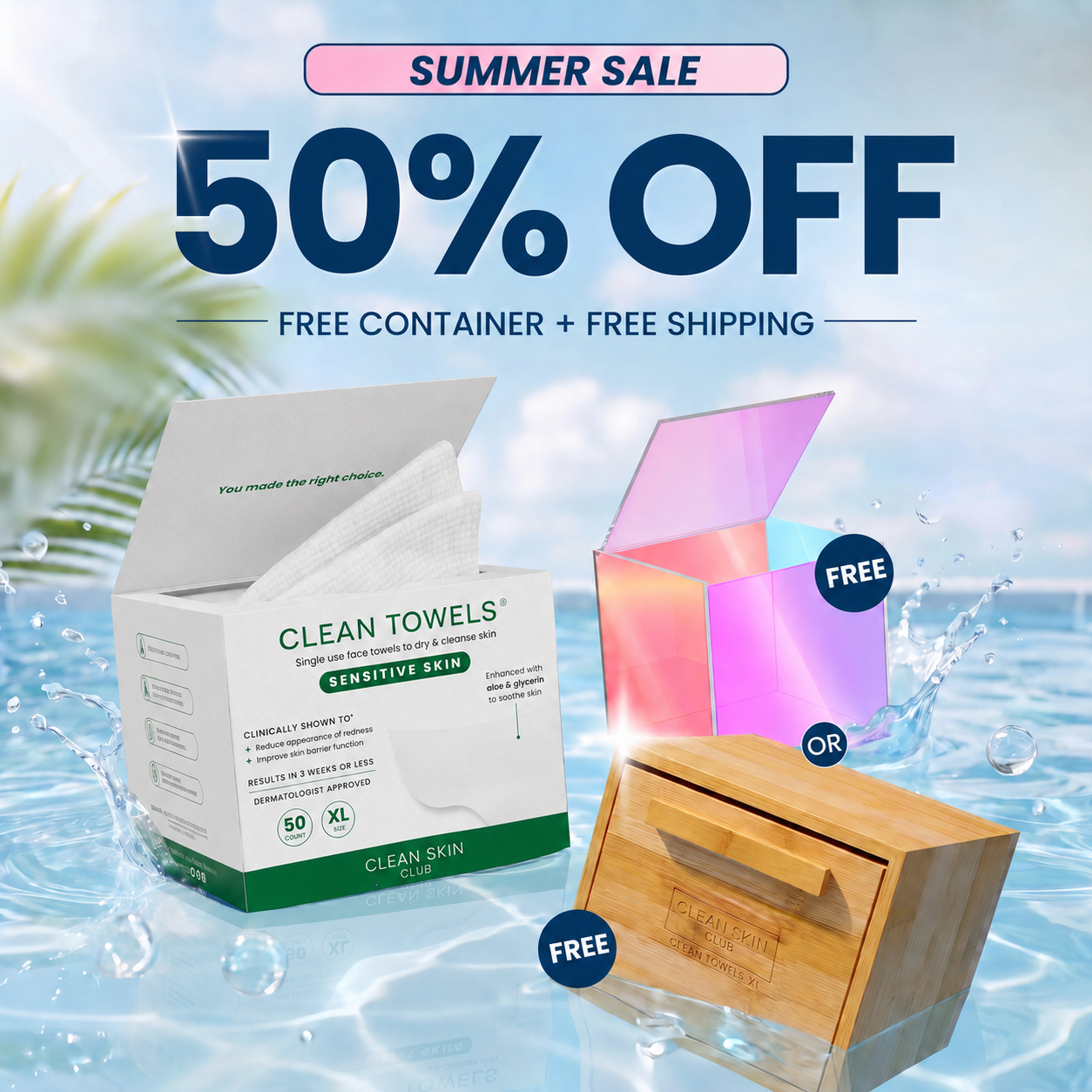 Clean Towels Sensitive Skin Subscription